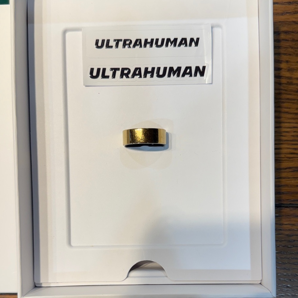 Gold Ultrahuman Ring